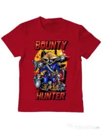 Tricou ADLER copil Bounty hunter Rosu
