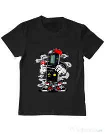 Tricou ADLER copil Brick Gamers Negru