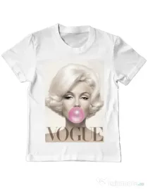 Tricou ADLER copil Bubblegum Alb