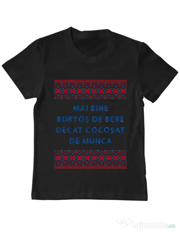 Tricou ADLER copil Burtos de bere Negru