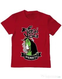 Tricou ADLER copil Cai verzi Rosu