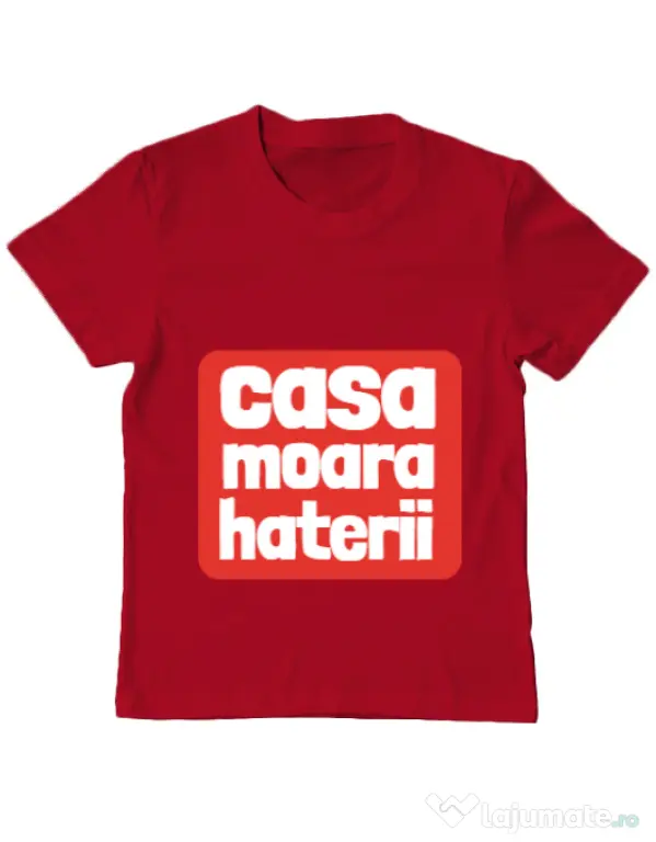 Tricou ADLER copil Casa moara haterii Rosu