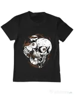 Tricou ADLER copil Coffee Addict Negru