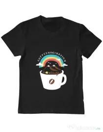 Tricou ADLER copil Coffeemagination Negru