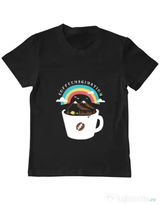 Tricou ADLER copil Coffeemagination Negru