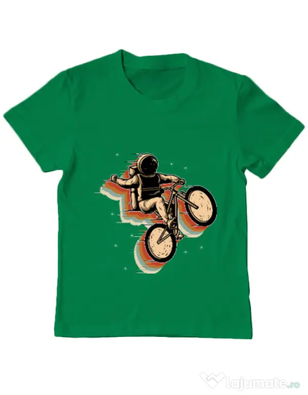 Tricou ADLER copil Cycling space Verde mediu
