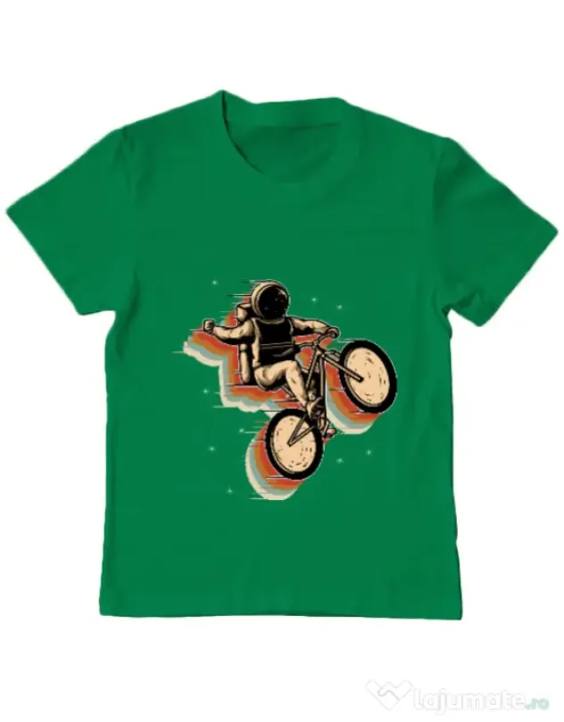 Tricou ADLER copil Cycling space Verde mediu
