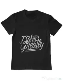 Tricou ADLER copil Dare Greatly Negru
