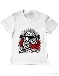 Tricou ADLER copil Dead Trooper Alb