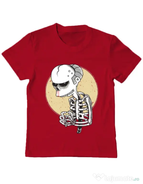 Tricou ADLER copil Death of Grandfather Rosu