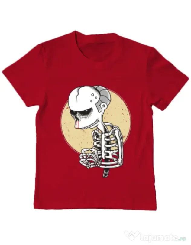 Tricou ADLER copil Death of Grandfather Rosu