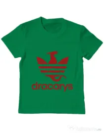 Tricou ADLER copil Dracarys Verde mediu