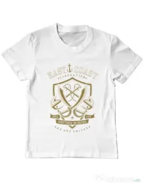 Tricou ADLER copil East Coast Alb