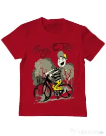 Tricou ADLER copil Enjoy the ride Rosu