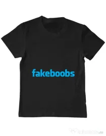 Tricou ADLER copil Fakeboobs Negru