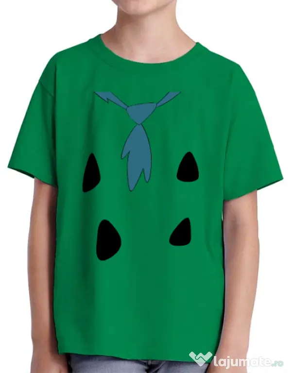 Tricou ADLER copil Flinstone costume Verde mediu