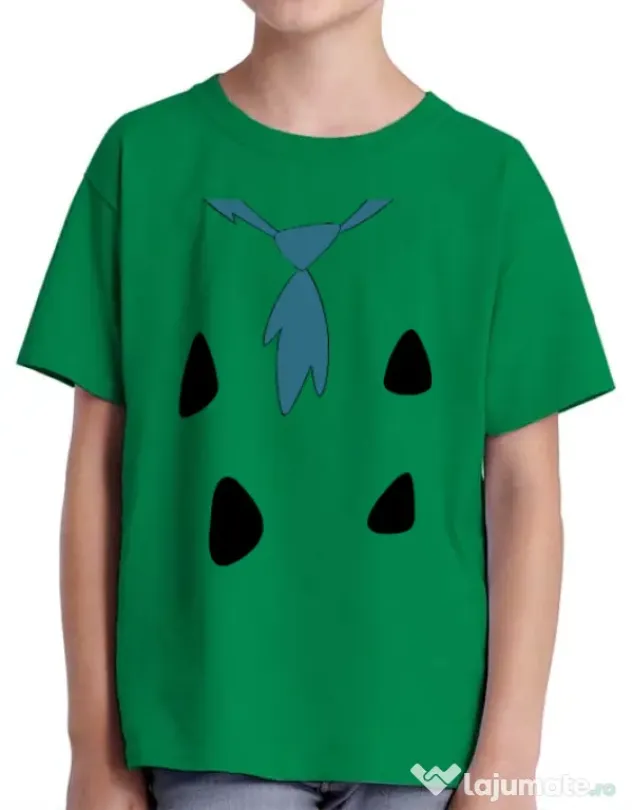 Tricou ADLER copil Flinstone costume Verde mediu