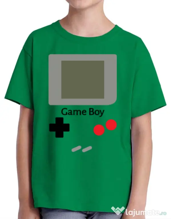 Tricou ADLER copil Game boy Verde mediu