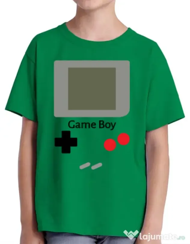 Tricou ADLER copil Game boy Verde mediu