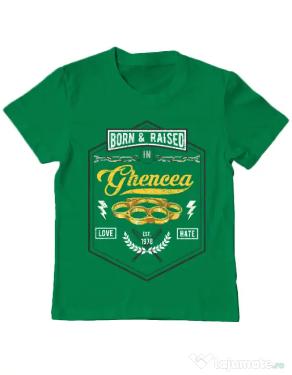 Tricou ADLER copil Ghencea Verde mediu