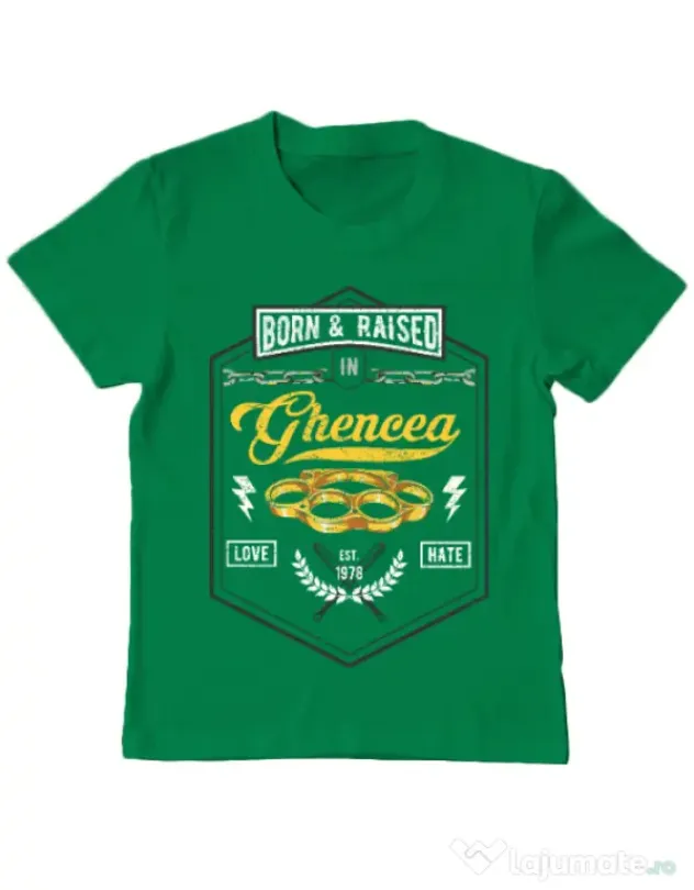 Tricou ADLER copil Ghencea Verde mediu