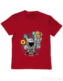 Tricou ADLER copil Gift From Outer Space Rosu