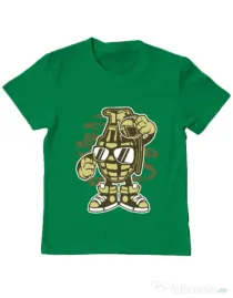 Tricou ADLER copil Grenade Verde mediu