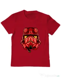 Tricou ADLER copil Helltrooperboy Rosu