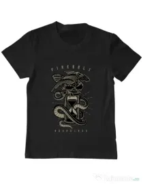 Tricou ADLER copil Hourglass Negru