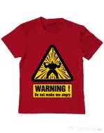 Tricou ADLER copil I become angry Rosu
