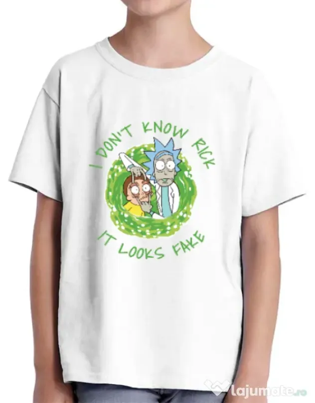 Tricou ADLER copil It looks fake Alb
