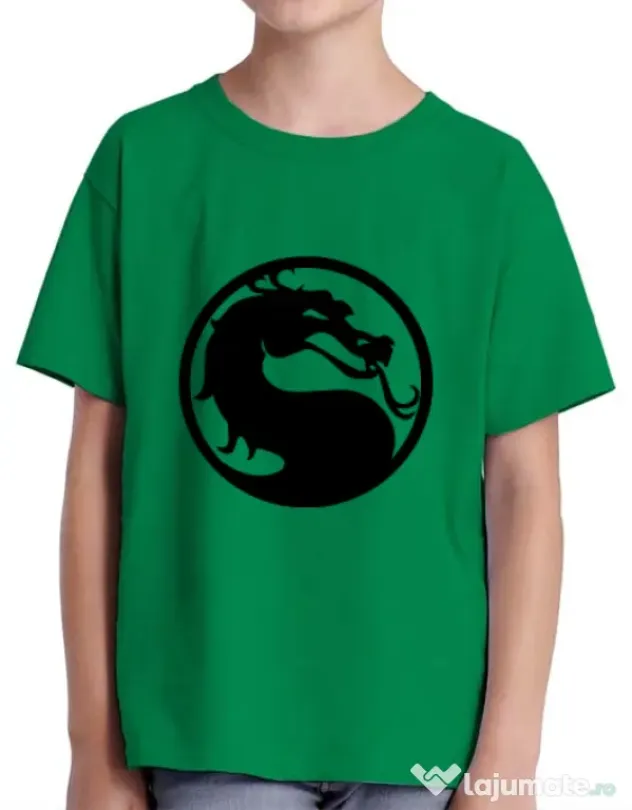 Tricou ADLER copil Kombat time Verde mediu