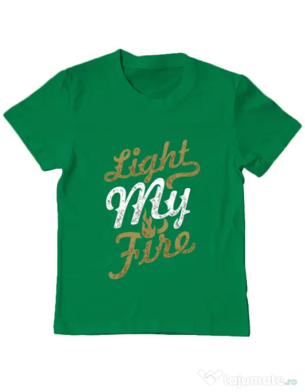 Tricou ADLER copil Light My Fire Verde mediu