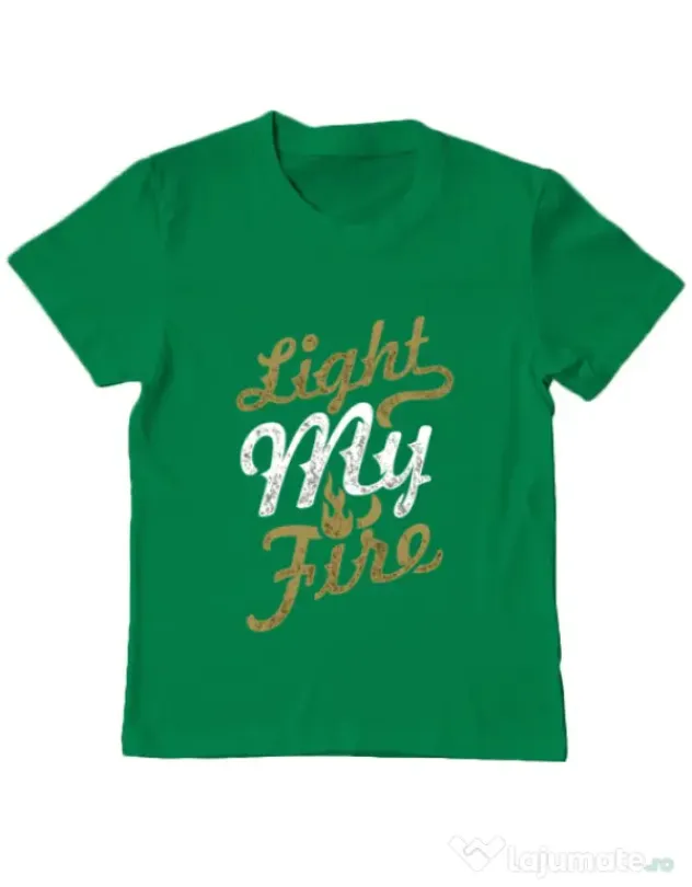 Tricou ADLER copil Light My Fire Verde mediu