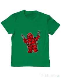 Tricou ADLER copil Marshmallow Merc Verde mediu