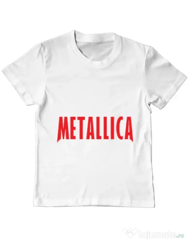 Tricou ADLER copil Metallica 2 Alb