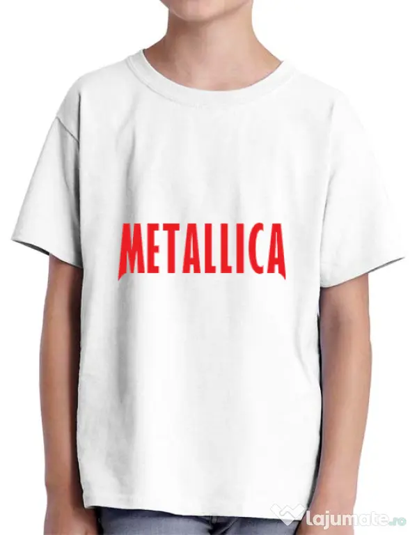 Tricou ADLER copil Metallica 2 Alb
