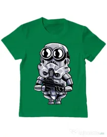 Tricou ADLER copil Minion trooper Verde mediu