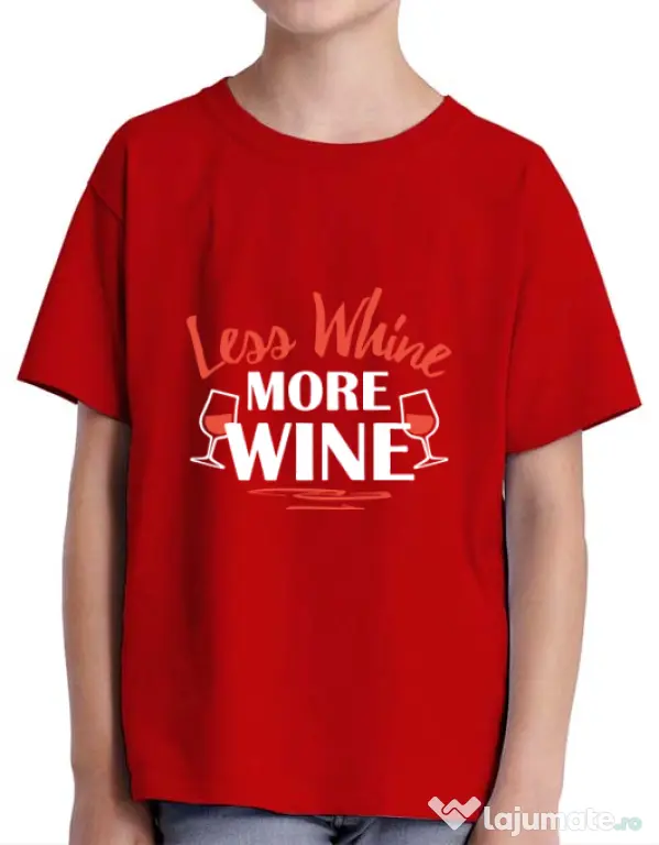 Tricou ADLER copil More wine Rosu