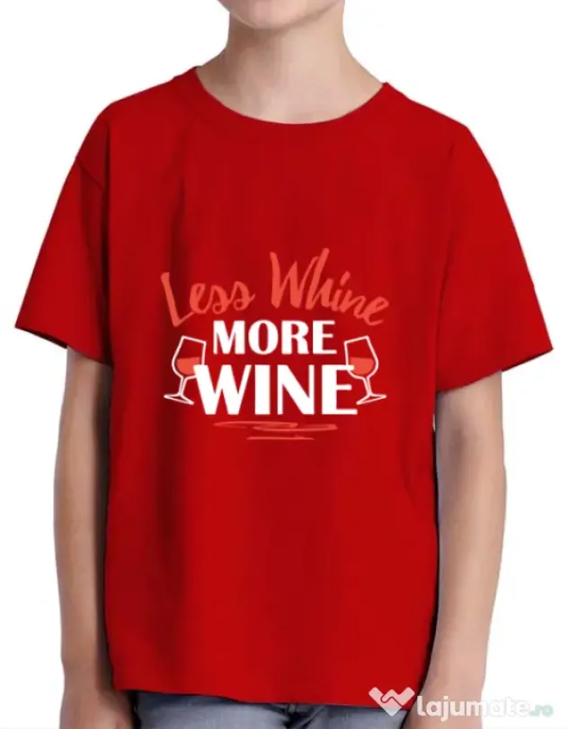 Tricou ADLER copil More wine Rosu