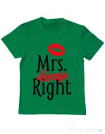 Tricou ADLER copil Mrs always right Verde mediu