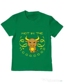 Tricou ADLER copil Not in the mood Verde mediu