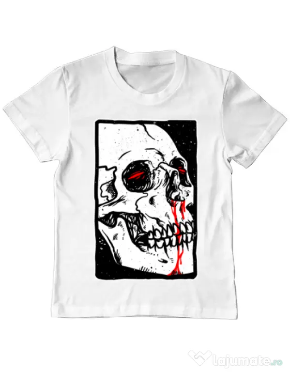 Tricou ADLER copil Peek Alb