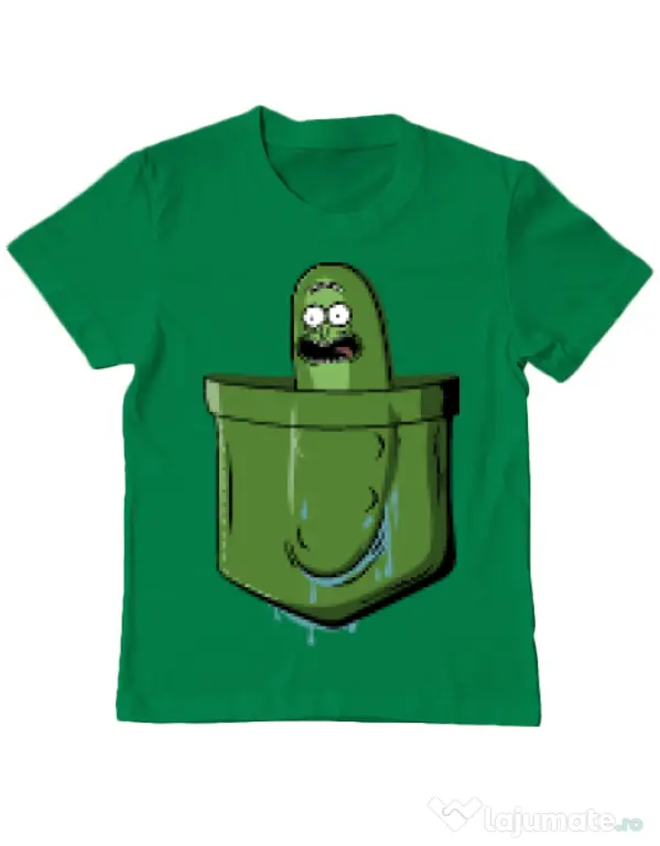 Tricou ADLER copil Pocket Pickle Verde mediu