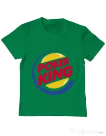 Tricou ADLER copil Poker King Verde mediu