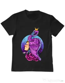 Tricou ADLER copil Queen Negru