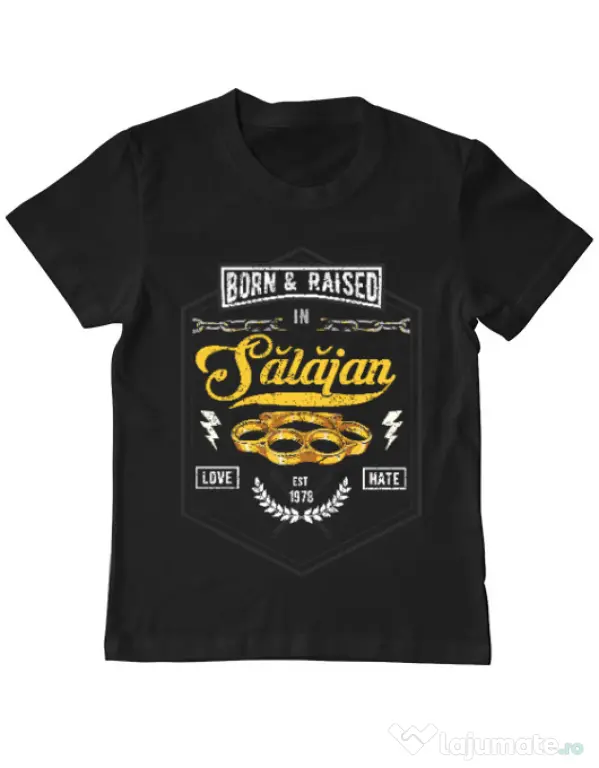 Tricou ADLER copil Salajan Negru