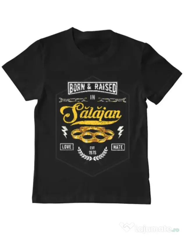 Tricou ADLER copil Salajan Negru