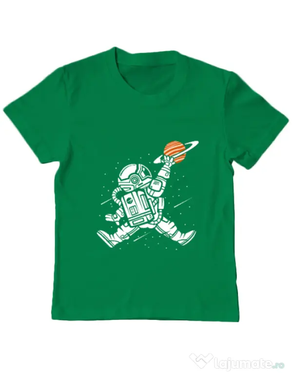 Tricou ADLER copil Space Jump Verde mediu