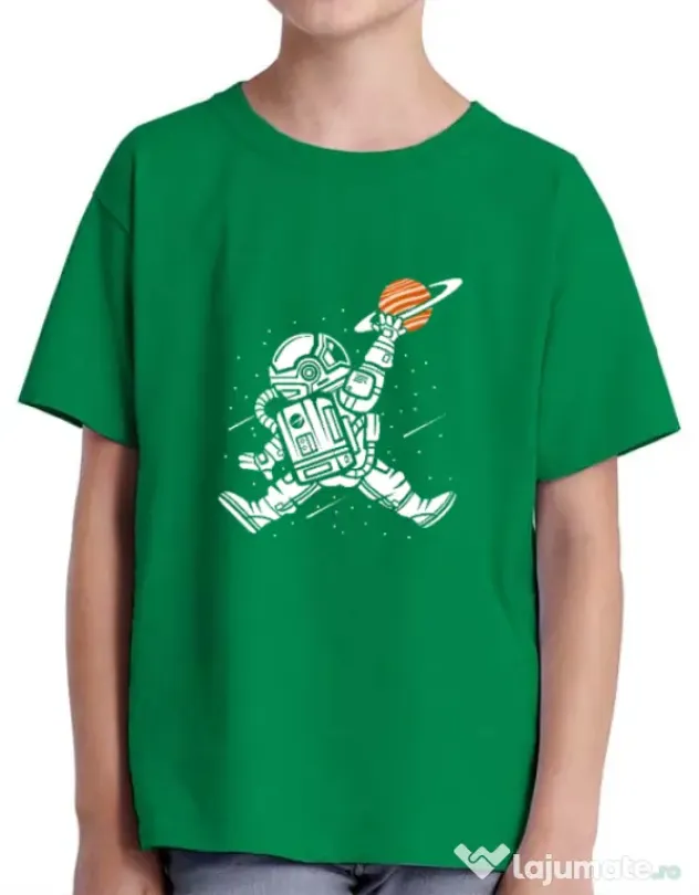 Tricou ADLER copil Space Jump Verde mediu